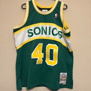 Shawn Kemp #40 Seattle SuperSonics Mitchell &amp; Ness...